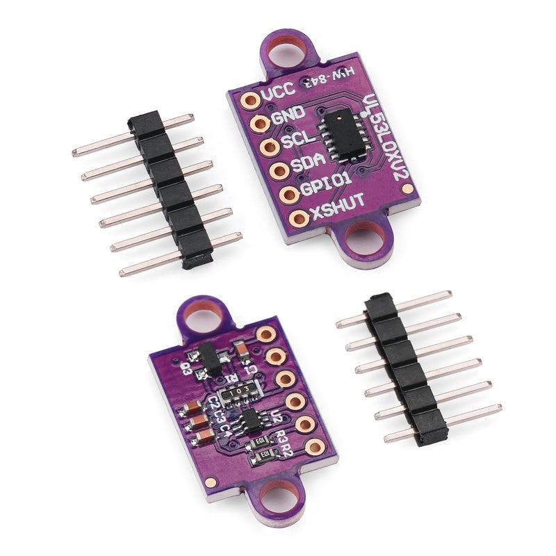 Qoroos 5Pcs VL53L0X Time-of-Flight (ToF) 940nm Laser Ranging Sensor Breakout GY-VL53L0XV2 Distance Measurement Module IIC for Arduino - Image 2